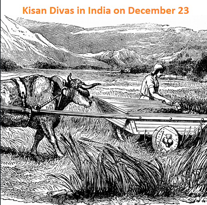 Kisan Divas in India on December 23